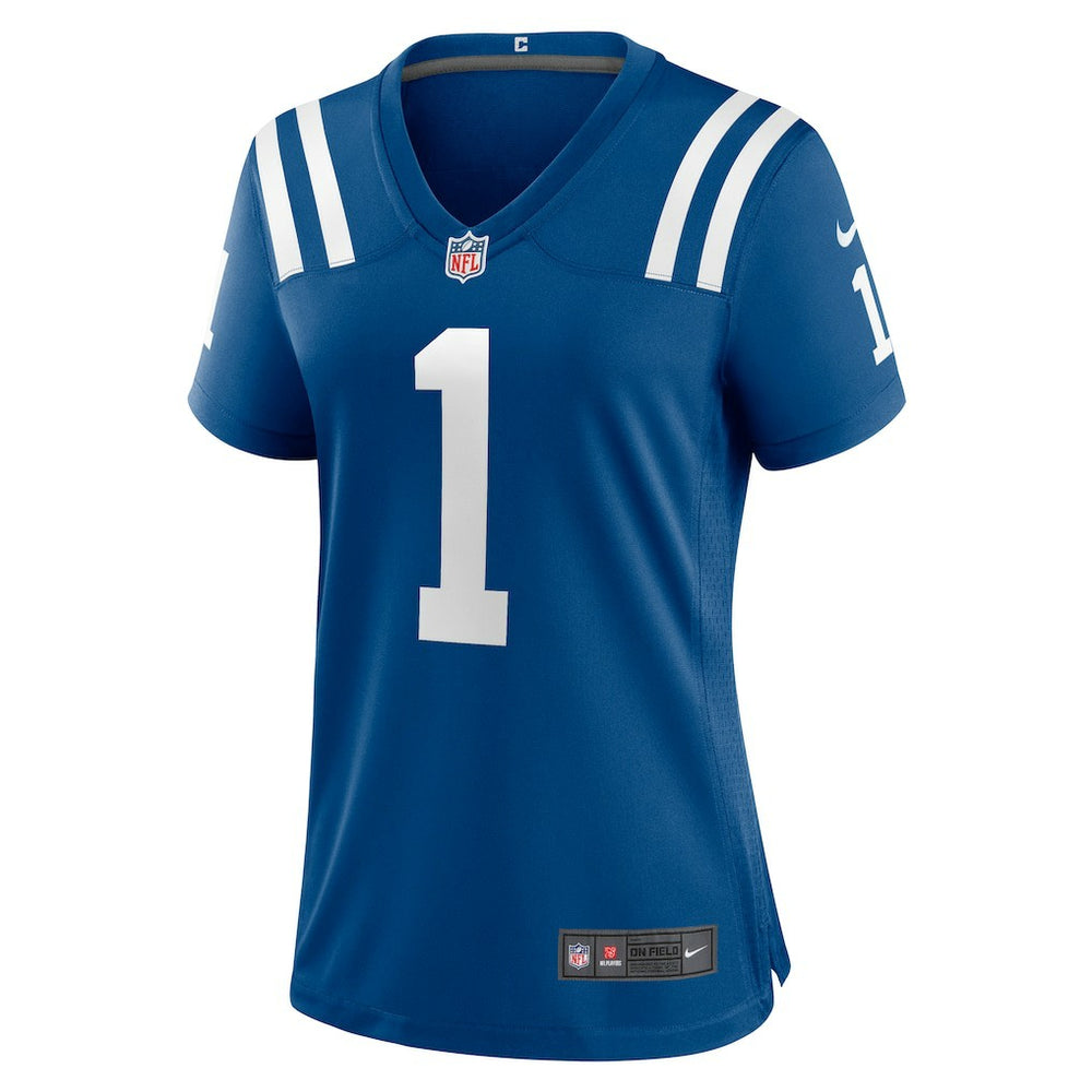 Number 1 Mom Indianapolis Colts Women's Game Jersey - Royal on sale