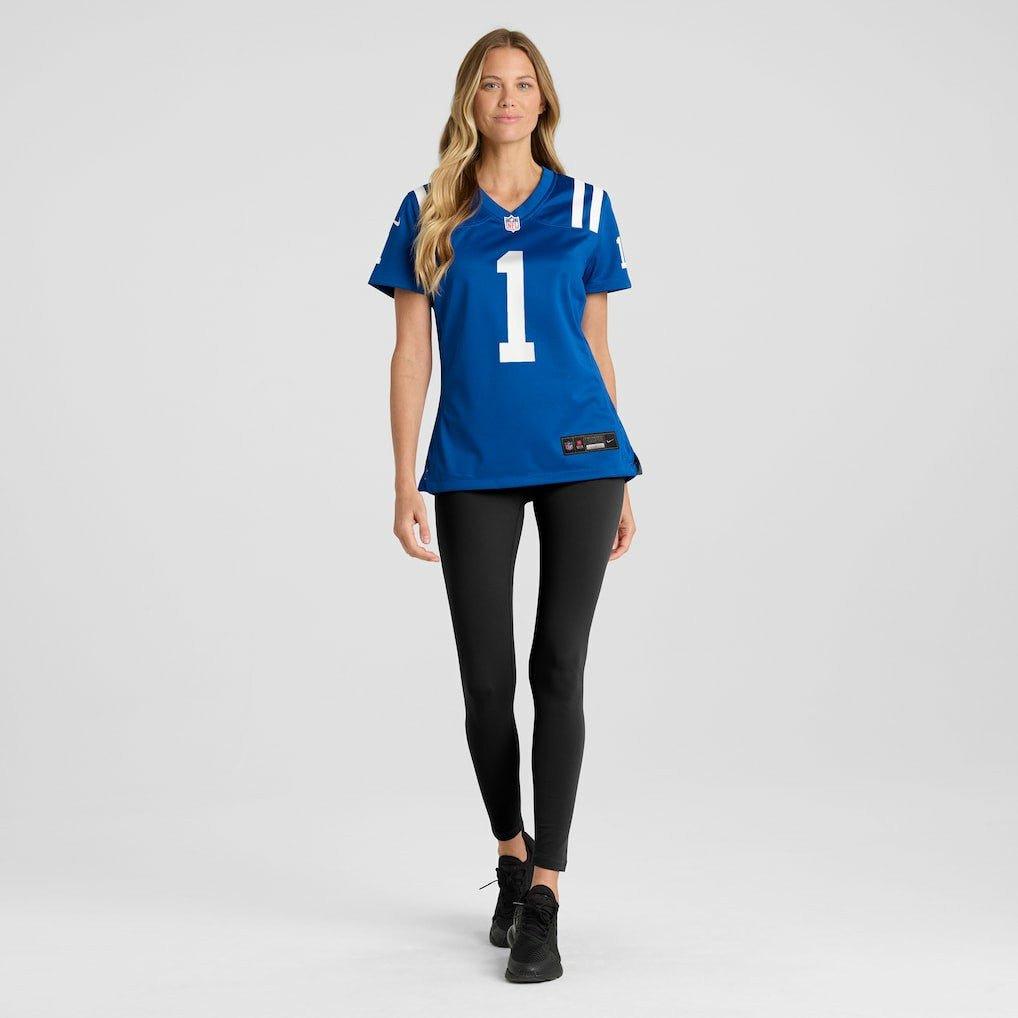 Number 1 Mom Indianapolis Colts Women's Game Jersey - Royal on sale