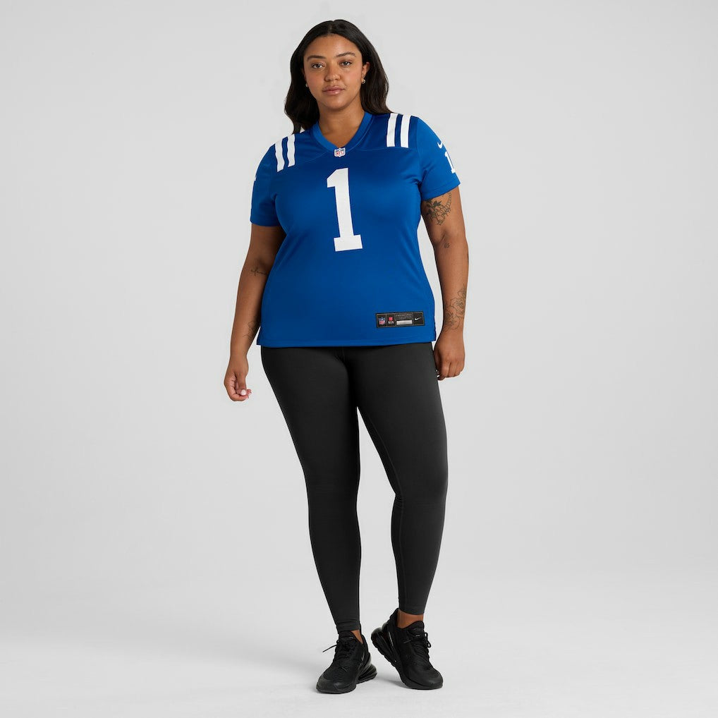 Number 1 Mom Indianapolis Colts Women's Game Jersey - Royal on sale
