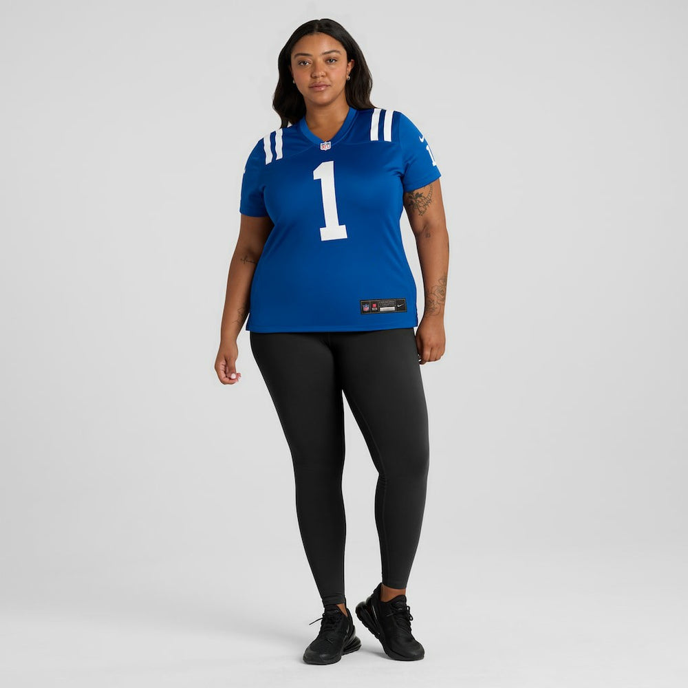 Number 1 Mom Indianapolis Colts Women's Game Jersey - Royal on sale