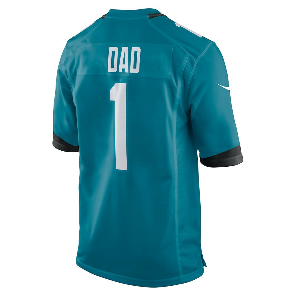 Number 1 Dad Jacksonville Jaguars Game Jersey - Teal discount