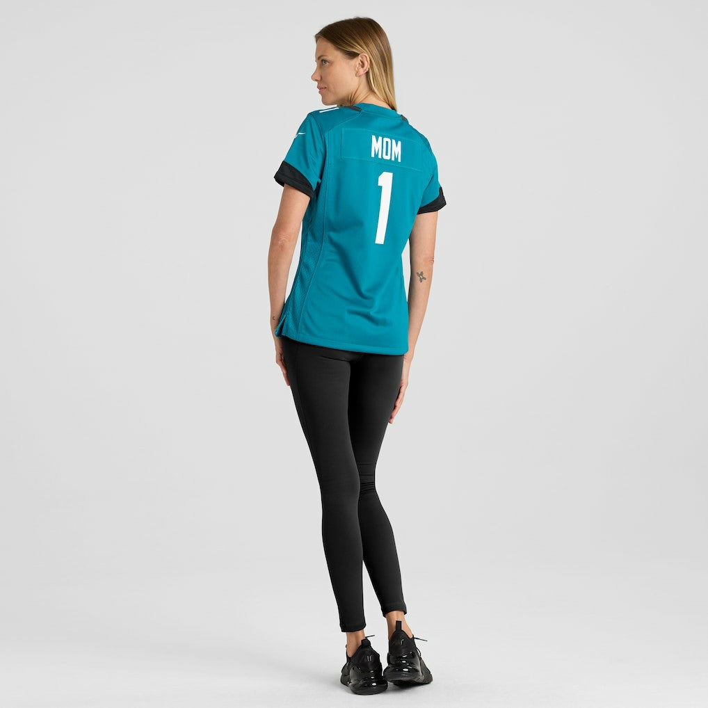 Number 1 Mom Jacksonville Jaguars Women's Game Jersey - Teal outlet