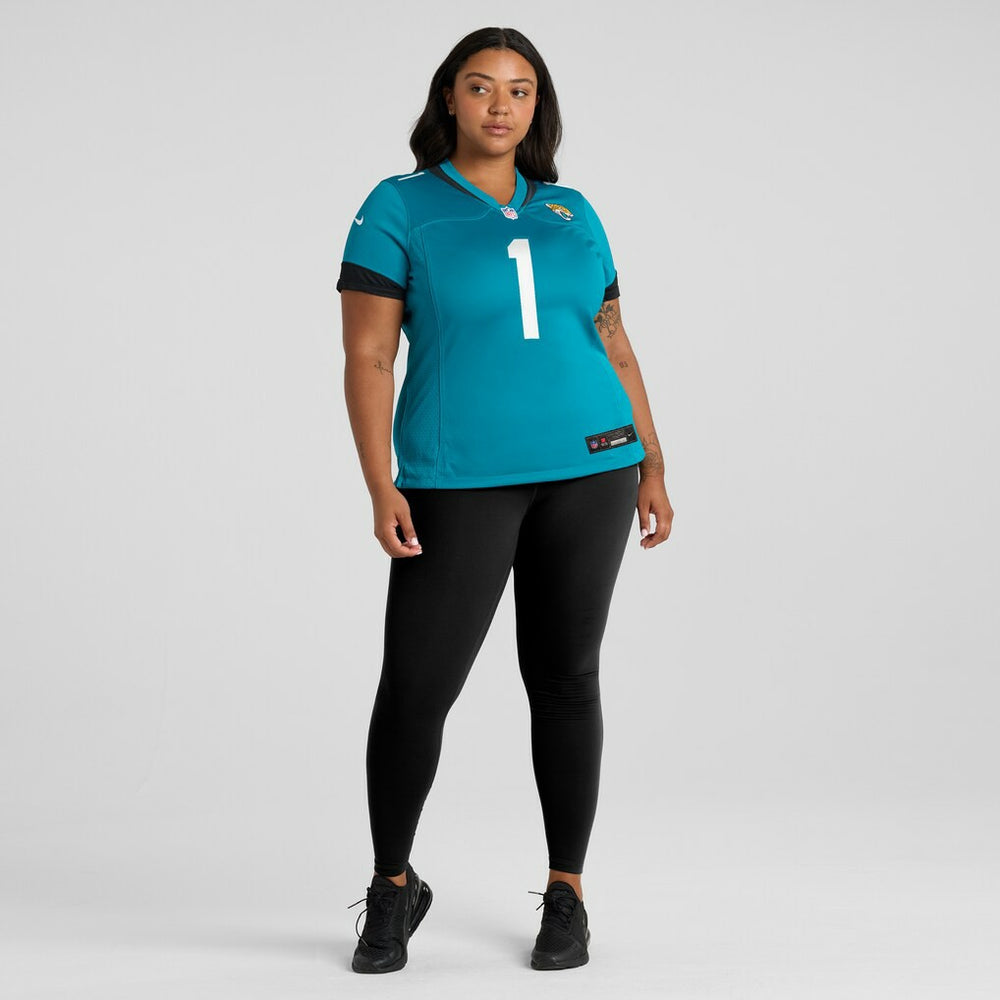 Number 1 Mom Jacksonville Jaguars Women's Game Jersey - Teal outlet