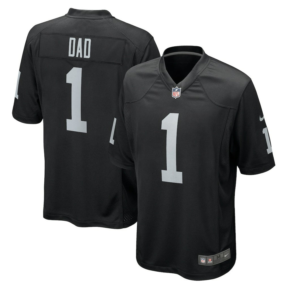 Number 1 Dad Las Vegas Raiders Game Jersey - Black discount