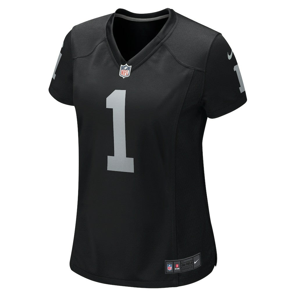 Number 1 Mom Las Vegas Raiders Women's Game Jersey - Black outlet