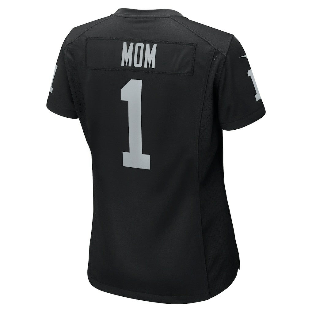Number 1 Mom Las Vegas Raiders Women's Game Jersey - Black outlet