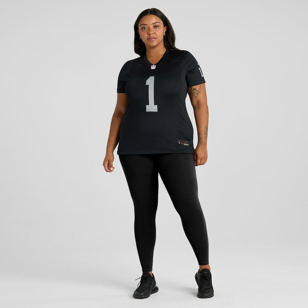 Number 1 Mom Las Vegas Raiders Women's Game Jersey - Black outlet