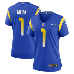 Number 1 Mom Los Angeles Rams Women's Game Jersey - Royal outlet