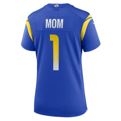 Number 1 Mom Los Angeles Rams Women's Game Jersey - Royal outlet