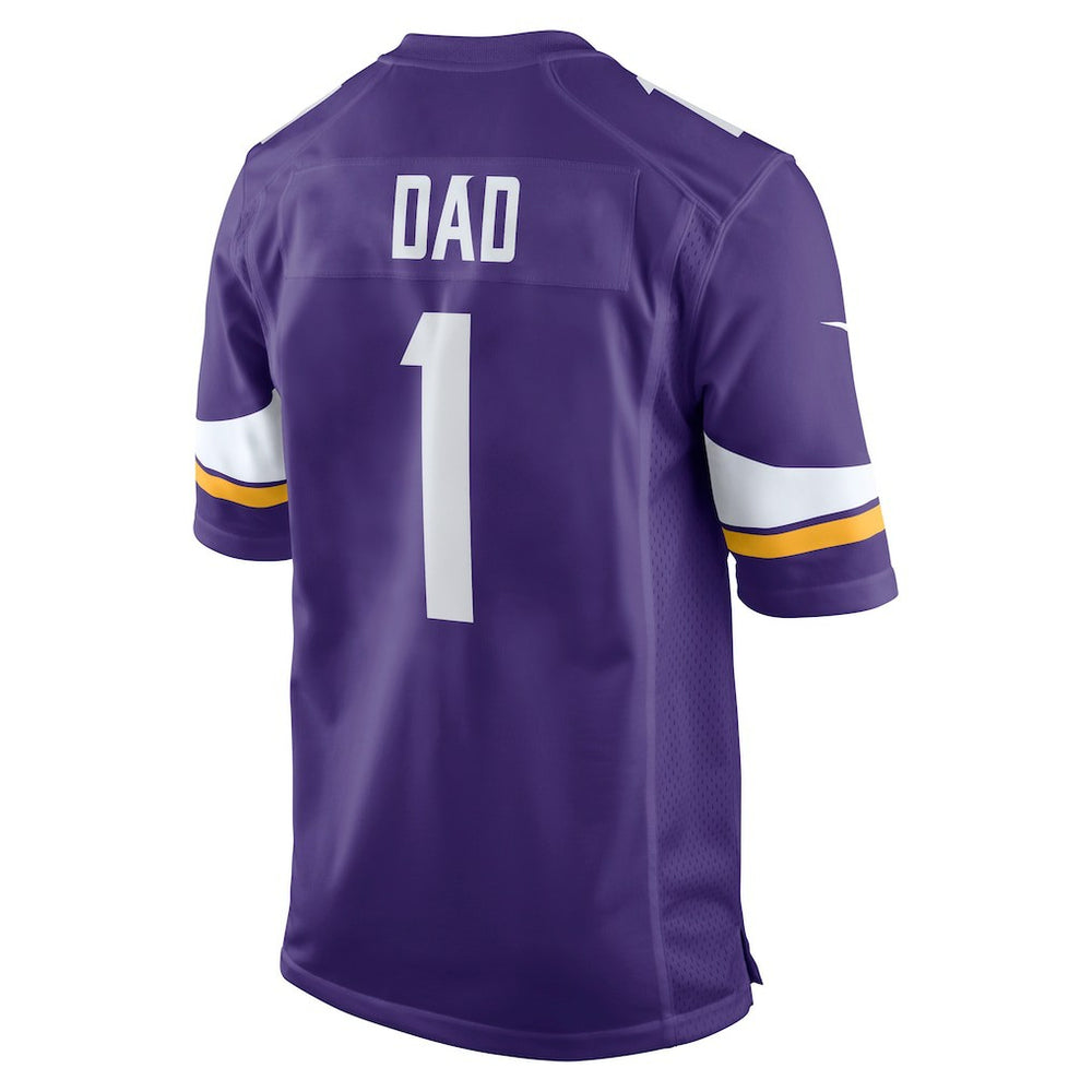 Number 1 Dad Minnesota Vikings Game Jersey - Purple discount