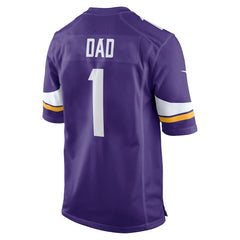 Number 1 Dad Minnesota Vikings Game Jersey - Purple discount