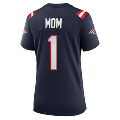 Number 1 Mom New England Patriots Women's Game Jersey - Navy on sale