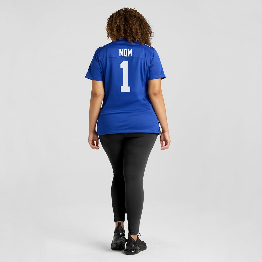 Number 1 Mom New York Giants Women's Game Jersey - Royal sale