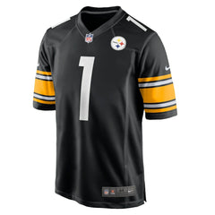 Number 1 Dad Pittsburgh Steelers Game Jersey - Black cheap