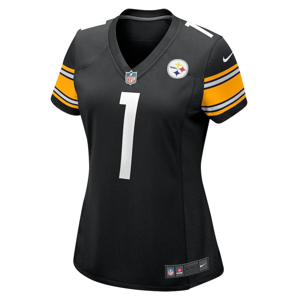 Number 1 Mom Pittsburgh Steelers Women's Game Jersey - Black discount