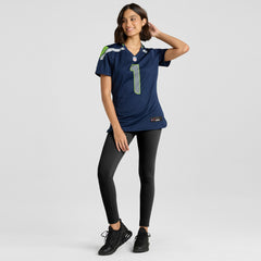 Number 1 Mom Seattle Seahawks Women's Game Jersey - College Navy discount