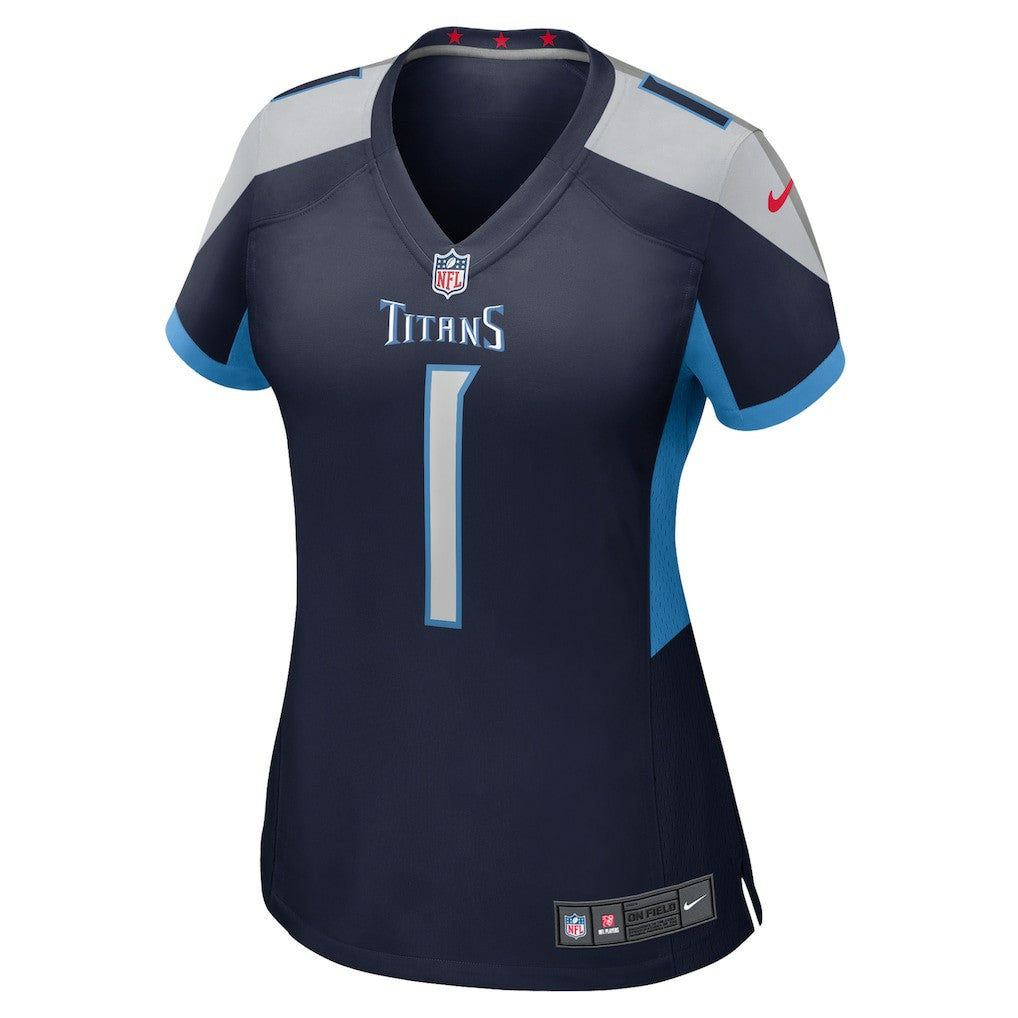 Number 1 Mom Tennessee Titans Women's Game Jersey - Navy online