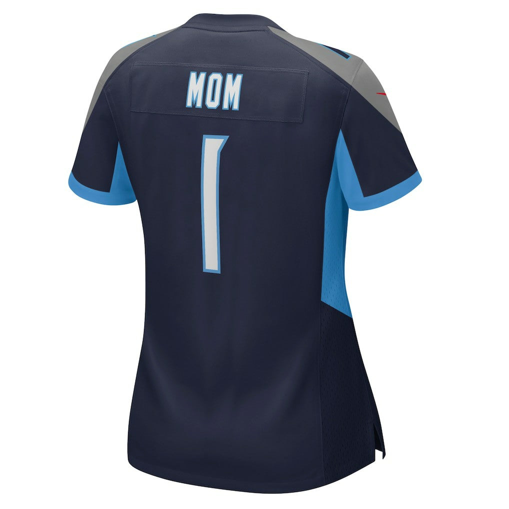 Number 1 Mom Tennessee Titans Women's Game Jersey - Navy online