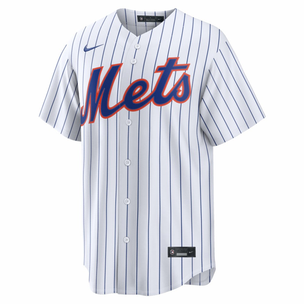 New York Mets Home Replica Custom Jersey White