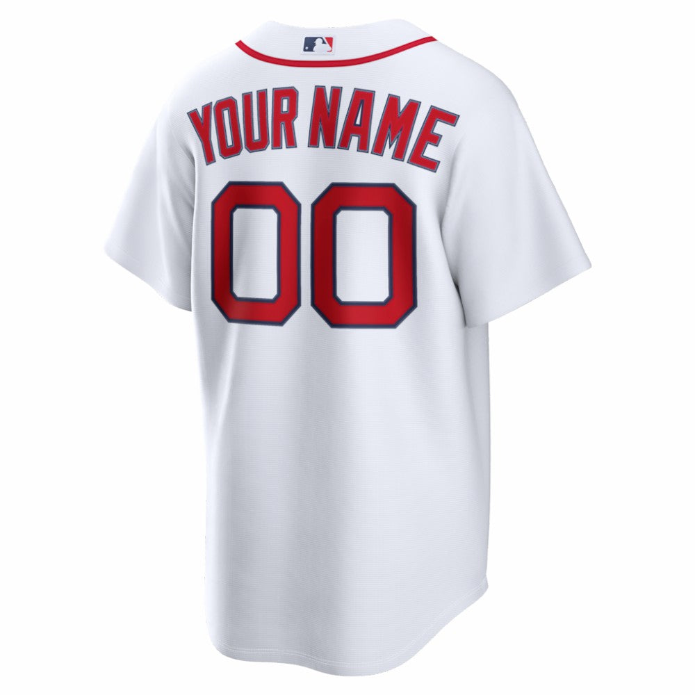 Boston Red Sox Home Replica Custom Jersey White