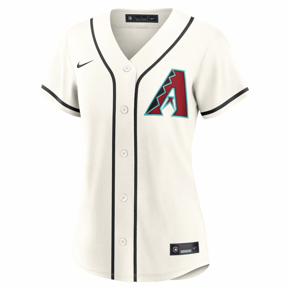 Arizona Diamondbacks Women's Home Replica Custom Jersey Cream