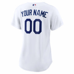 Los Angeles Dodgers Women's Home Replica Custom Jersey White