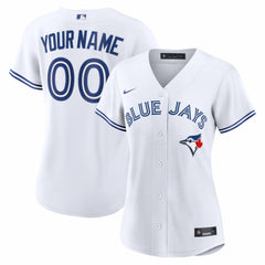 Toronto Blue Jays Women's Home Replica Custom Jersey White