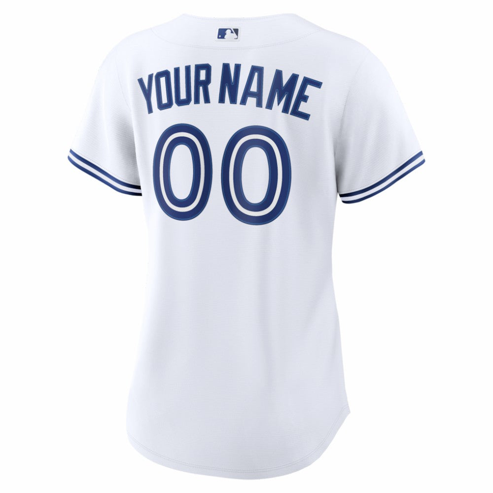 Toronto Blue Jays Women's Home Replica Custom Jersey White
