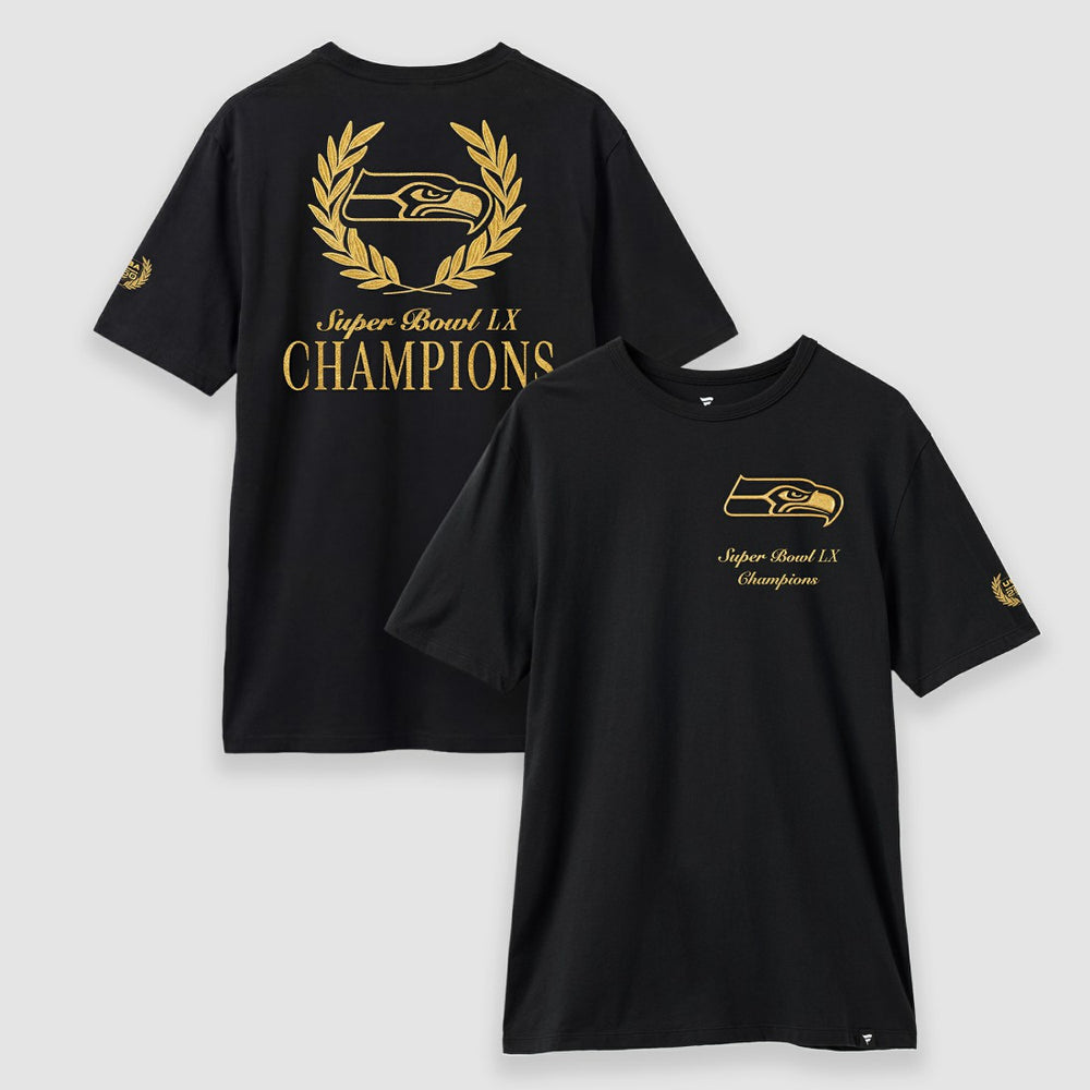 Seattle Seahawks Super Bowl LX Champions USA 250 NFL Gold Standard T-Shirt - Black online