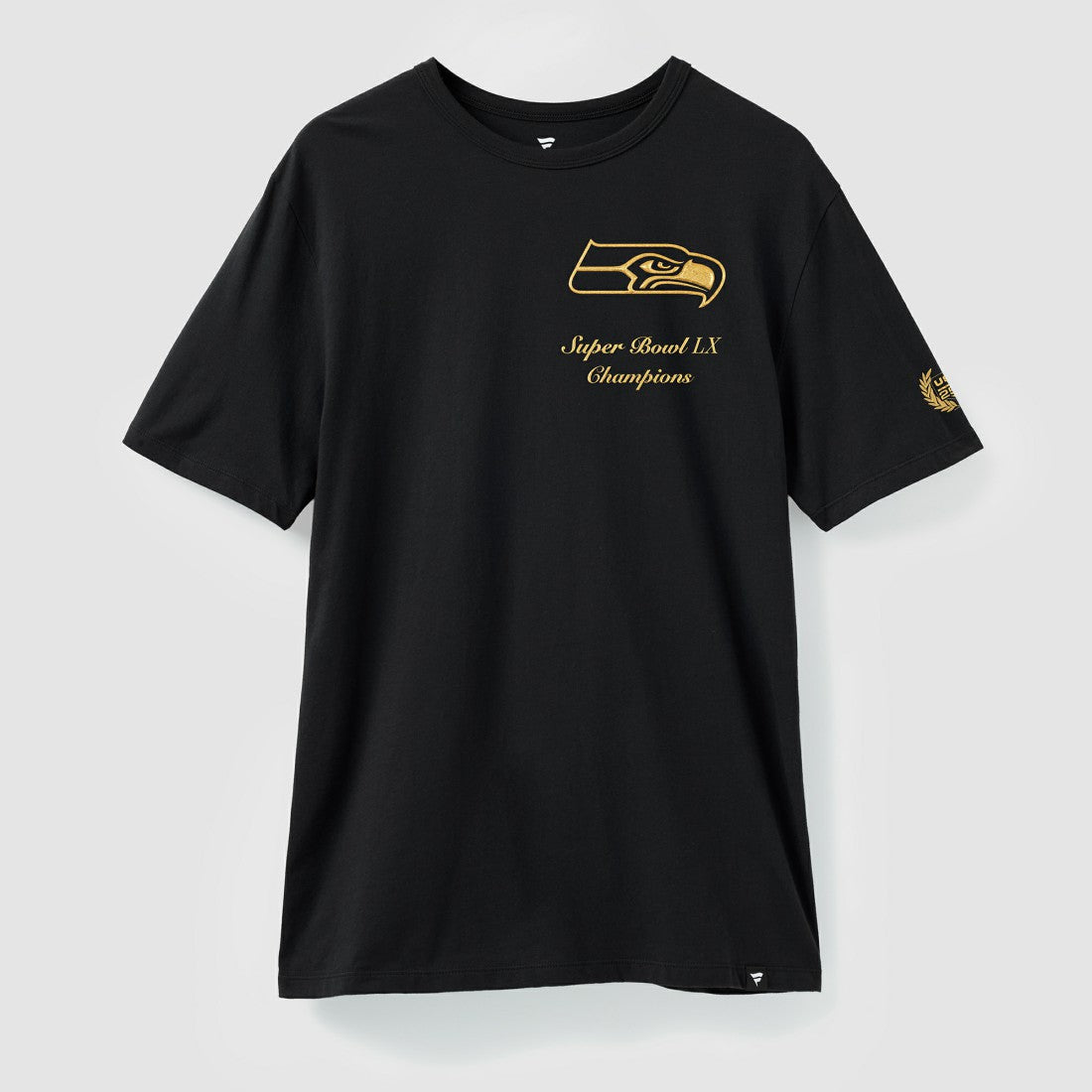 Seattle Seahawks Super Bowl LX Champions USA 250 NFL Gold Standard T-Shirt - Black online