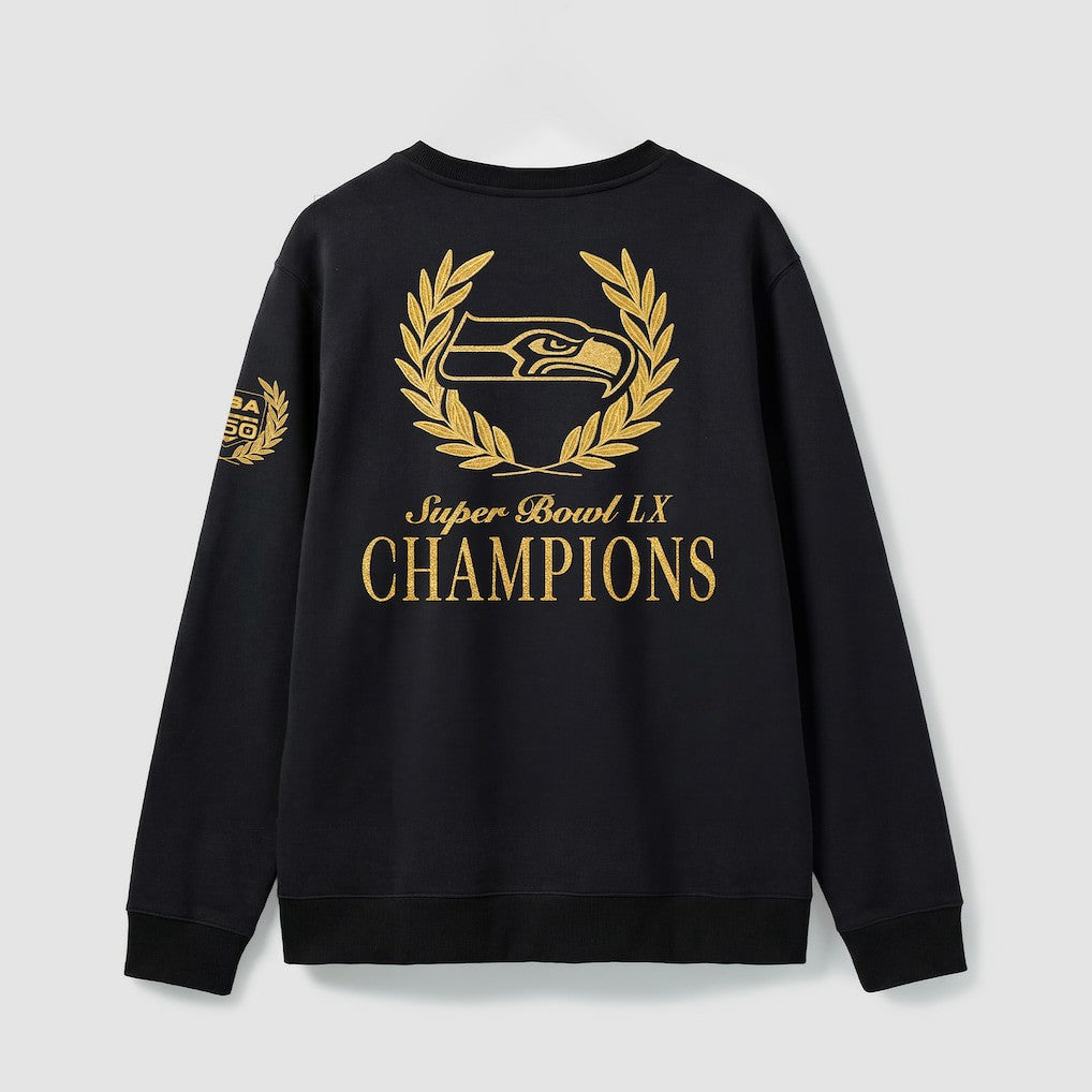 Seattle Seahawks Super Bowl LX Champions USA 250 NFL Gold Standard Fleece Sweatshirt - Black outlet