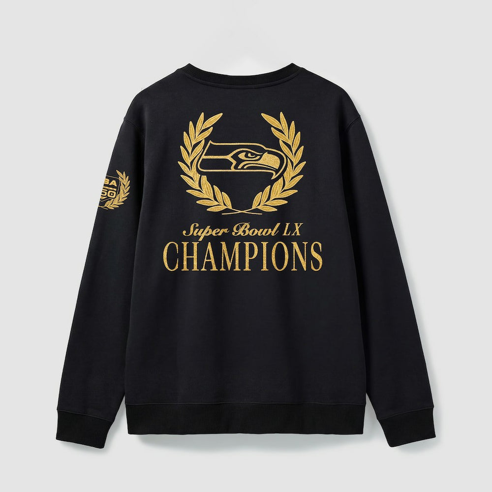 Seattle Seahawks Super Bowl LX Champions USA 250 NFL Gold Standard Fleece Sweatshirt - Black outlet