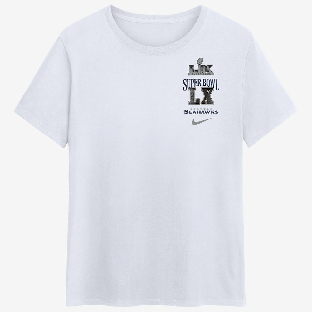 Seattle Seahawks Women's Super Bowl LX Champions Long Ball T-Shirt - White cheap