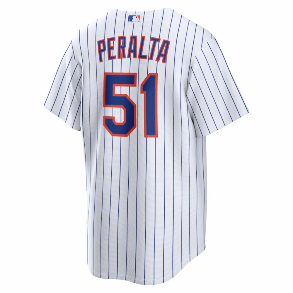 Freddy Peralta New York Mets Home Replica Jersey White