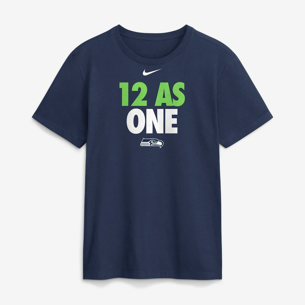 Seattle Seahawks 12 As One T-Shirt - Navy sale