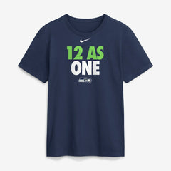 Seattle Seahawks 12 As One T-Shirt - Navy sale