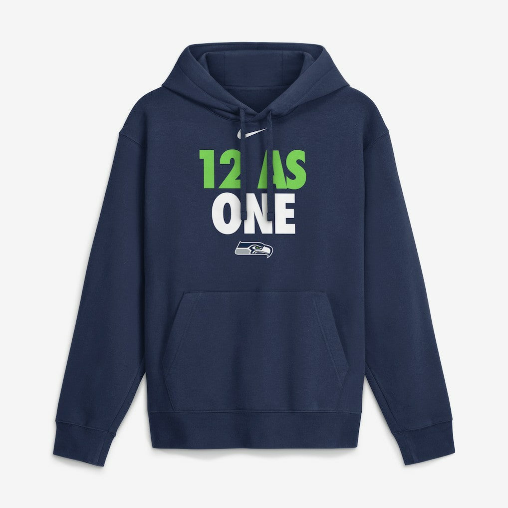 Seattle Seahawks 12 As One Hoodie - Navy outlet