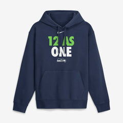 Seattle Seahawks 12 As One Hoodie - Navy outlet