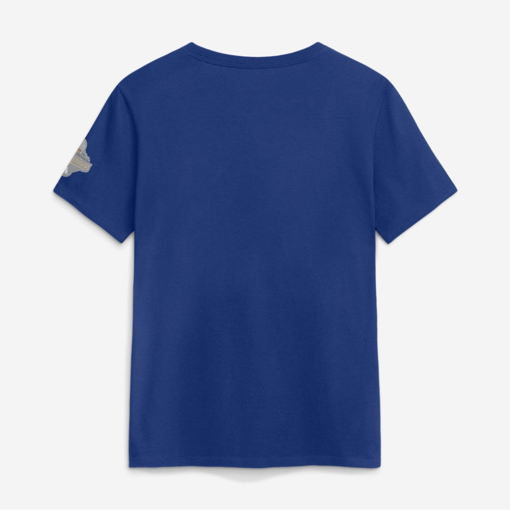 Los Angeles Dodgers Women's 2026 Gold Collection Logo T-Shirt Rush Blue