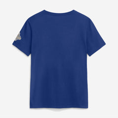 Los Angeles Dodgers Women's 2026 Gold Collection Logo T-Shirt Rush Blue