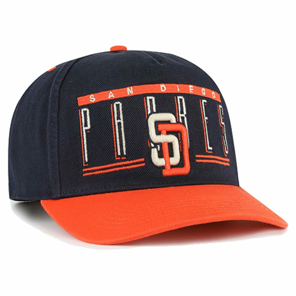 San Diego Padres  Double Headed Baseline Hitch Adjustable Hat Navy