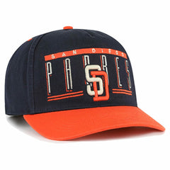 San Diego Padres  Double Headed Baseline Hitch Adjustable Hat Navy