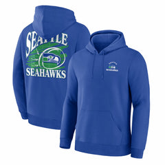 Seattle Seahawks Classic Scribble Legacy Fleece Hoodie - Royal for sale
