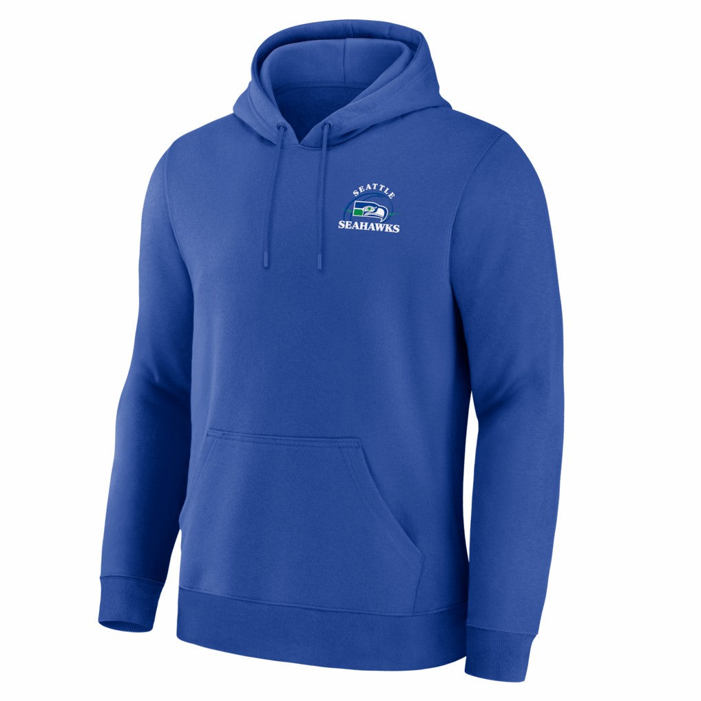 Seattle Seahawks Classic Scribble Legacy Fleece Hoodie - Royal for sale