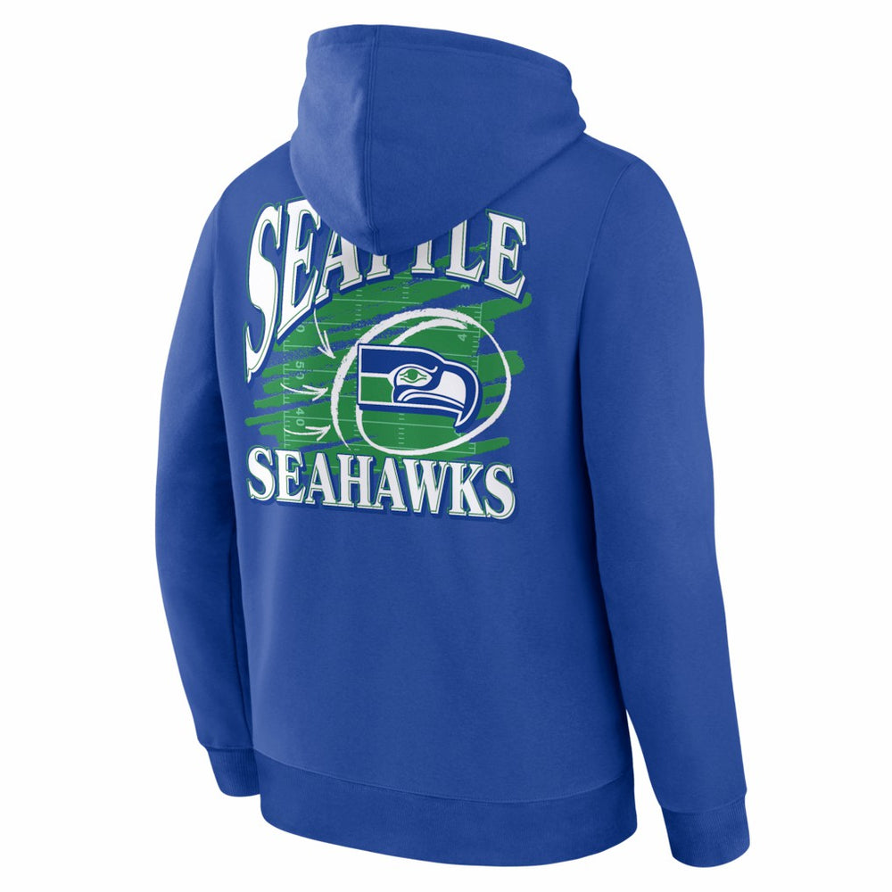 Seattle Seahawks Classic Scribble Legacy Fleece Hoodie - Royal for sale