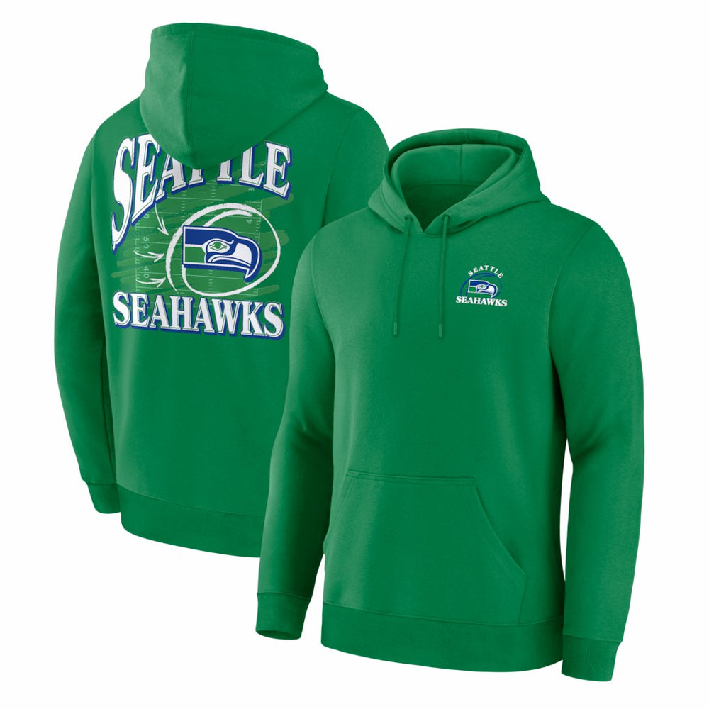 Seattle Seahawks Classic Scribble Legacy Fleece Hoodie - Apple Green for sale