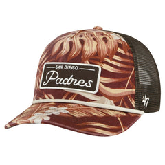 San Diego Padres Tropicalia Trucker Hitch Adjustable Hat Brown