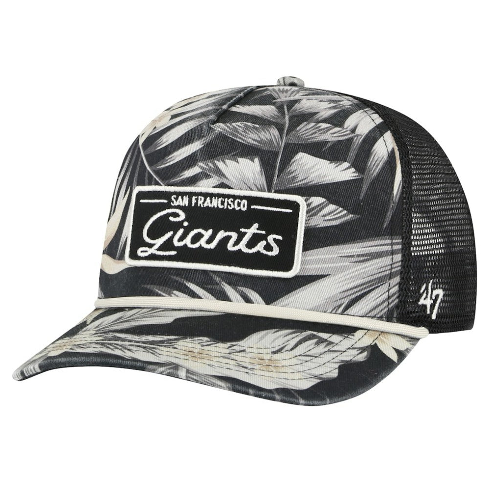 San Francisco Giants Tropicalia Trucker Hitch Adjustable Hat Black