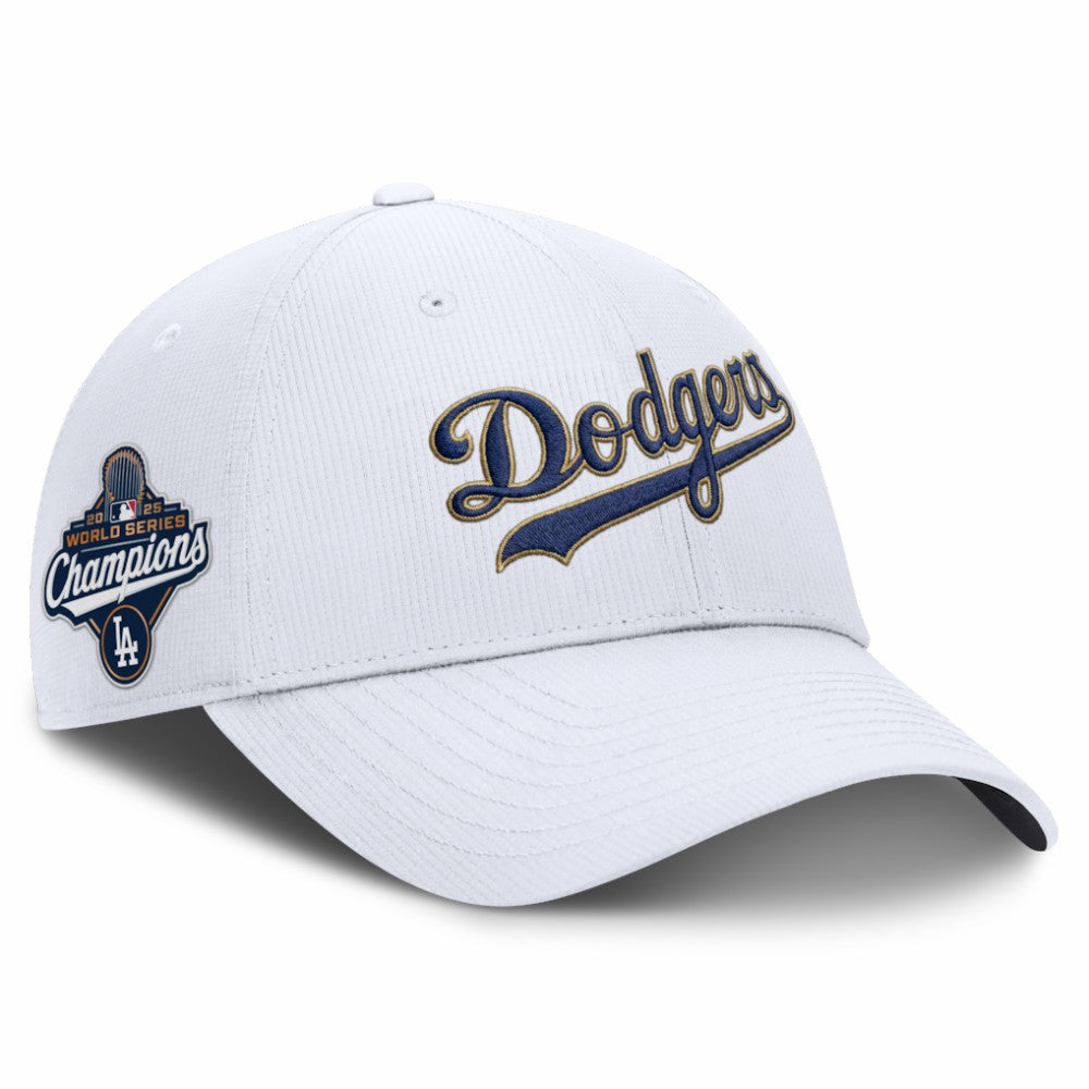 Los Angeles Dodgers 2026 Gold Collection Ripstop Adjustable Hat White