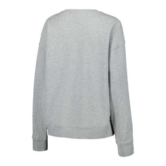 Terez MLB Women's Baseball Field Pullover Sweatshirt Gray
